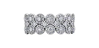 10K White Gold 1.14 cttw Diamond Ring