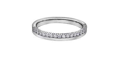 14K White Gold 0.33cttw Diamond Ring