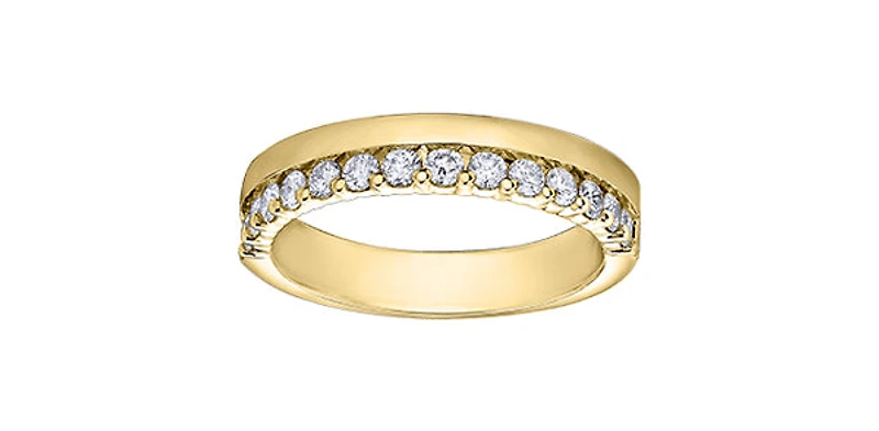 14K Yellow Gold 0.50cttw Diamond Band - 4.5
