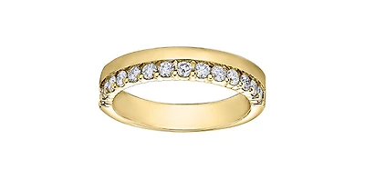 14K Yellow Gold 0.50cttw Diamond Band - 4.5