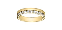 14K Yellow Gold 0.75cttw Diamond Band - 4.5