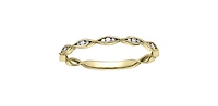 10K Yellow Gold 0.08cttw Diamond Ring