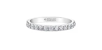 18K White Gold 0.75cttw Canadian Diamond Band - size 6.5
