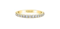 18K Yellow Gold 0.40cttw Canadian Diamond Band - size 6.5
