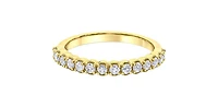 14K Yellow Gold 0.40cttw Canadian Diamond Band - 4.5