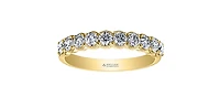 14K Yellow Gold 0.80cttw Canadian Diamond Band