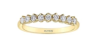 14K Yellow Gold 0.36cttw Canadian Diamond Ring - / 4.5