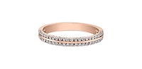 10K Rose Gold 0.25cttw Diamond Ring - 4.5
