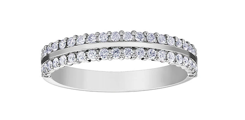 10K White Gold 0.33cttw Diamond Ring