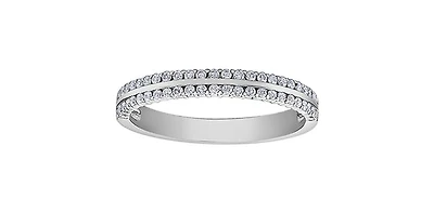 10K White Gold 0.25cttw Diamond Ring