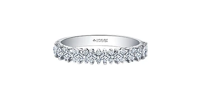 14K White Gold 0.55cttw Canadian Diamond Band