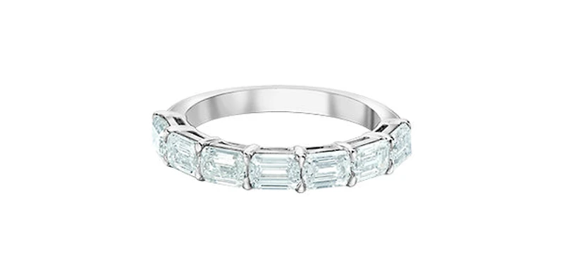 14K White Gold 2.10 cttw Lab Grown Diamond Band - / 4.5