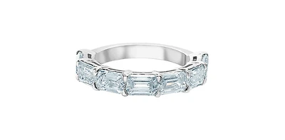 14K White Gold 3.50cttw Lab Grown Diamond Band