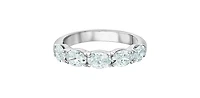 14K White Gold 1.15cttw Lab Grown Diamond Band