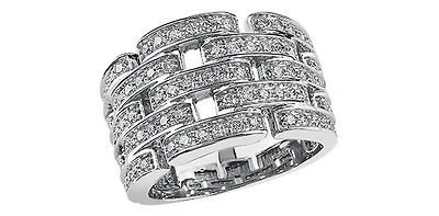 10K White Gold 1.00 cttw Diamond Ring