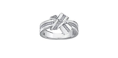 10K White Gold 0.20 cttw Diamond Ring