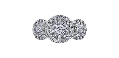 10K White Gold 1.00cttw Diamond Ring - / 4.5