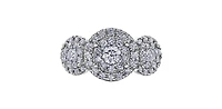 10K White Gold 1.00cttw Diamond Ring - / 4.5
