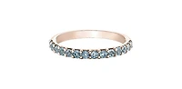 10K Rose Gold Aquamarine Ring - 4.5