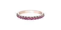10K Rose Gold Pink Tourmaline Ring