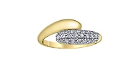 10K Yellow Gold 0.38cttw Diamond Ring - 4 / yellow gold
