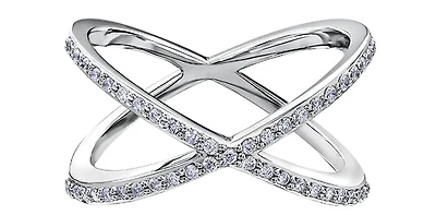 10K White Gold 0.23cttw Diamond Ring