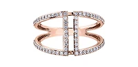 10K Rose Gold 0.40cttw Diamond Ring - /