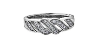 10K White Gold 0.18cttw Diamond Ring