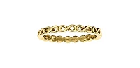 10K White or Yellow Gold Infinity Ring - /