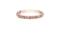 10K Rose Gold 0.017cttw Diamond Ring - 4.5