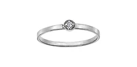 10K Yellow Gold 0.02cttw Diamond Ring - /