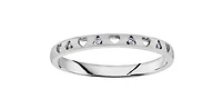 10K White Gold 0.02cttw Diamond Ring
