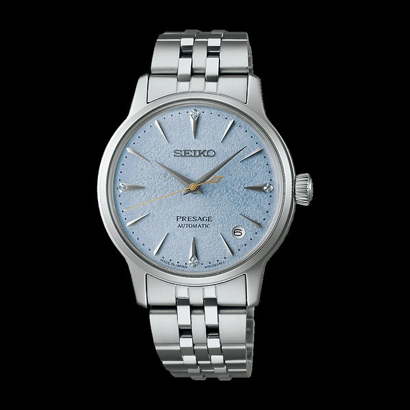 Seiko Presage ‘Frozen Skydiving’ Diamond Cocktail Time 34mm SRPL61J1