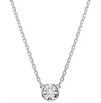 Swarovski -   Imber pendant, Round cut, White, Rhodium plated - 5696039