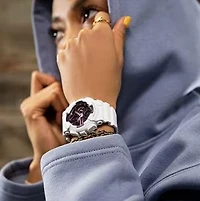 Casio G-Shock Analog Digital Women's Watch, GMA-S140M-7A, Pink & White