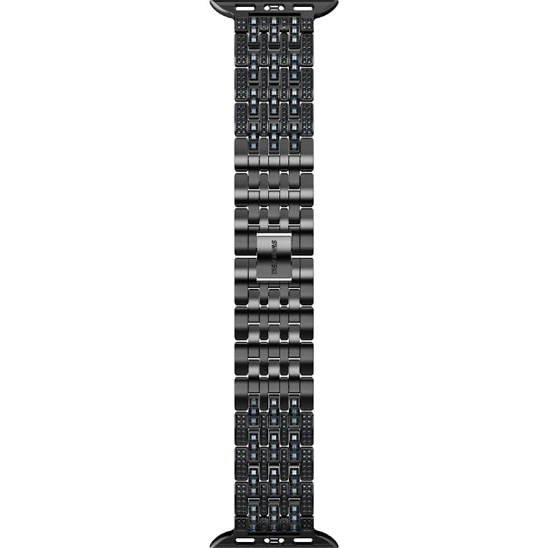 Swarovski Sparkling princess strap compatible with Apple Watch®, Black, Black Finish, Pre-order only - 5678675