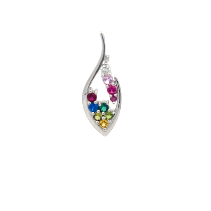 14K Custom Made Birthstone Pendant