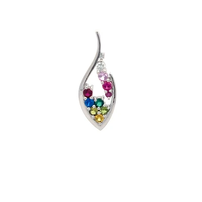 14K Custom Made Birthstone Pendant