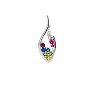 14K Custom Made Birthstone Pendant