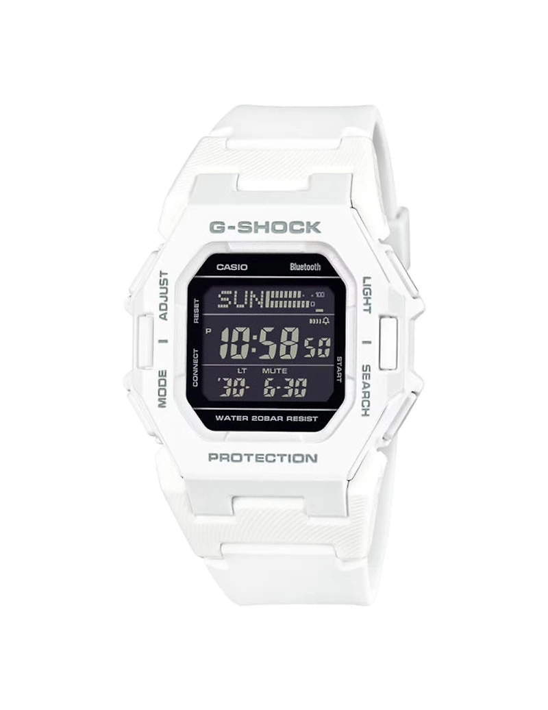 Casio G-Shock Digital Watch, GD-B500 Series, White, GDB500-7