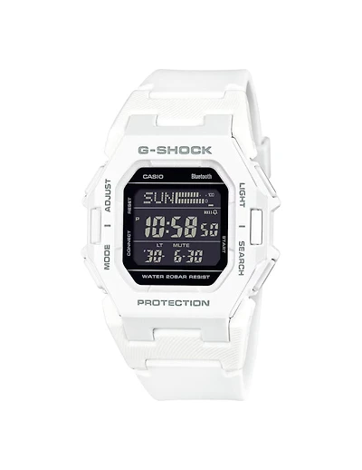Casio G-Shock Digital Watch, GD-B500 Series, White, GDB500-7