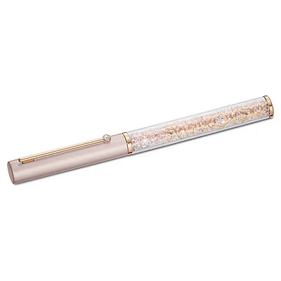 Swarovski Crystalline Gloss ballpoint pen, Rose gold tone, Pink lacquered, Rose gold-tone plated 5568759