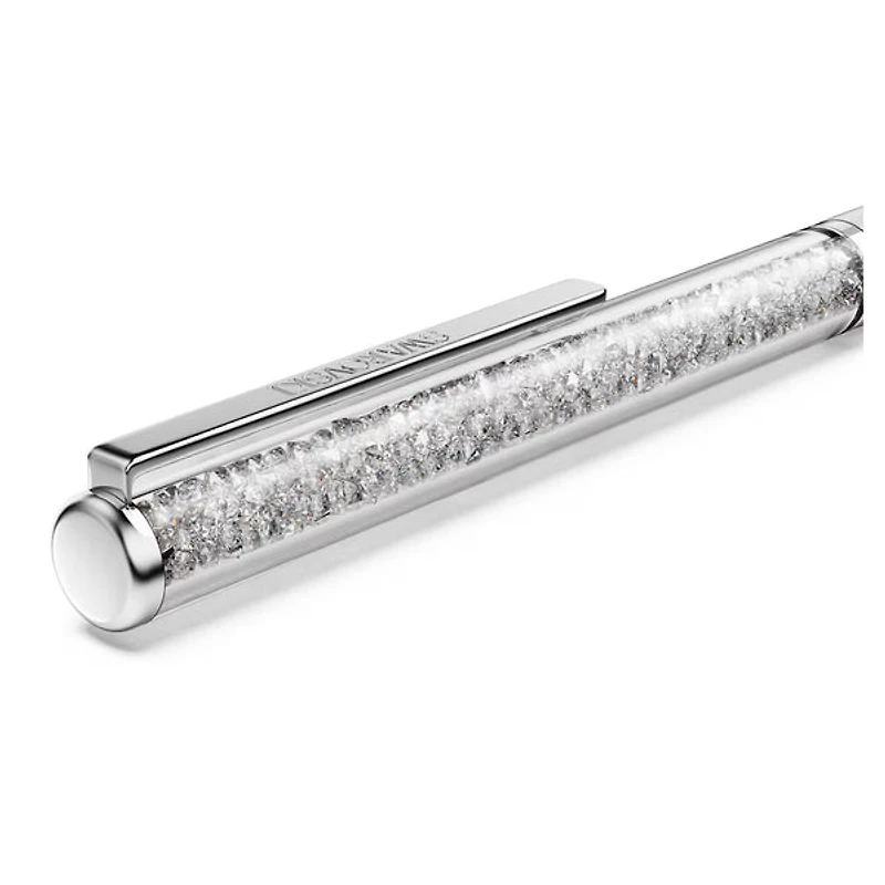 Swarovski - Crystalline Silk ballpoint pen, Gray, Gray lacquered, Chrome Plated 5709613