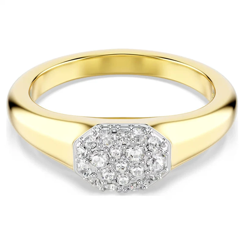 Swarovski Dextera ring, Mixed cuts, White, Gold-tone plated 5732851