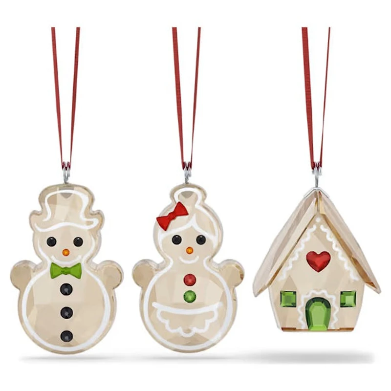 Swarovski Holiday Cheers Gingerbread Ornament Set 5701511
