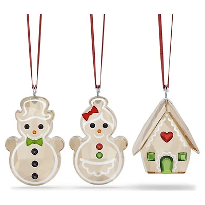 Swarovski Holiday Cheers Gingerbread Ornament Set 5701511