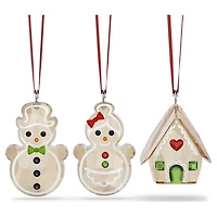 Swarovski Holiday Cheers Gingerbread Ornament Set 5701511