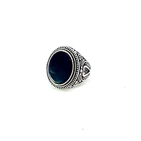 Argent Silver and Onyx Ring