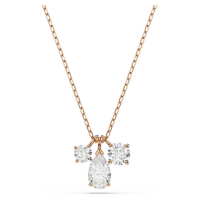 Swarovski Mesmera pendant, Mixed cuts, White, Rose gold-tone plated 5734245