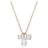 Swarovski Mesmera pendant, Mixed cuts, White, Rose gold-tone plated 5734245